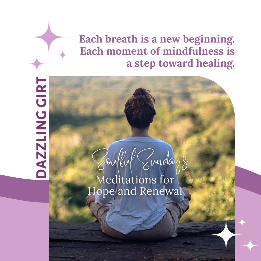 🌼 Soulful Sundays: Hope & Renewal Meditations

🌞Cherish joyful memories.
🌞Visualize peace.
🌞Affirm your resilience.

Every breath is a new start on your healing path. 

What’s your go-to meditation for comfort?

#SoulfulSundays #GriefHealing #MeditationForHope #RenewalJourney