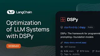 LangChain's tweet photo. 😍Optimization of LLM Systems with DSPy and LangChain

Recording from our webinar with @hwchase17 and @lateinteraction is up! Covers:

👨‍🏫Introduction to DSPy
🦜Similarities to LangChain

and most excitingly...
❓How LangChain <> DSPy can collaborate!

https://t.co/Swio5Tpc2U https://t.co/DMBUJq2m5w