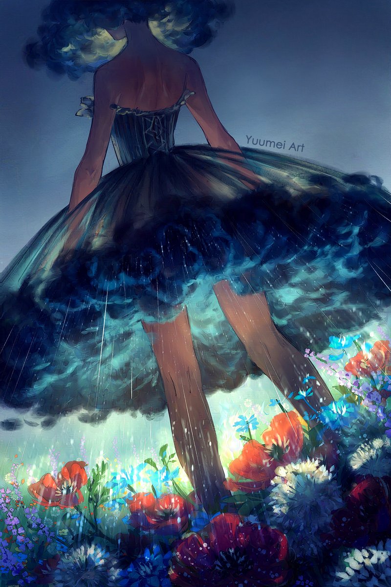 Rain for My Parade 🌧️🌱🌿🌹🌷🌼

part of my cloud petticoat series~