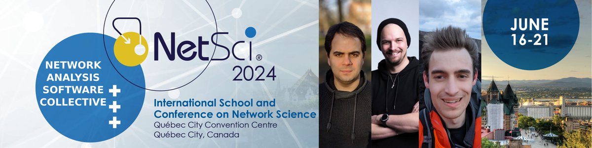The NetSci 2024 School focuses on hands-on learning of network tools. The software session offers tutorials on network analysis, graph theory tools, and combining multiple packages: networkX, graph-tool, igraph, & more. Feat. Tiago Peixoto, Tamás Nepusz & Matt Schwennesen