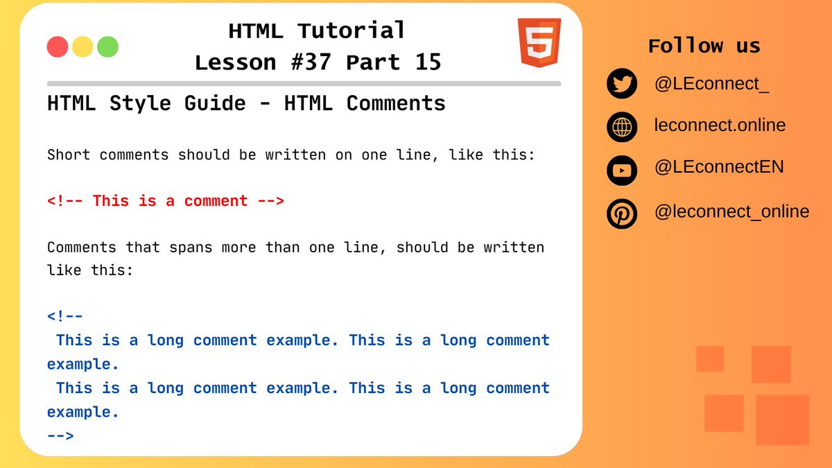 LEconnect_'s tweet photo. Daily content at 8am about HTML.
Free HTML course. Check this now: https://t.co/3KcZS5xNl1

#html #css #javascript #react #vuejs #php #coding #webdeveloper #website #frontend #technology #webdev #js #HTMLforbeginners #HTMLexercises #HTMLtutorial https://t.co/zqcBbtgth5