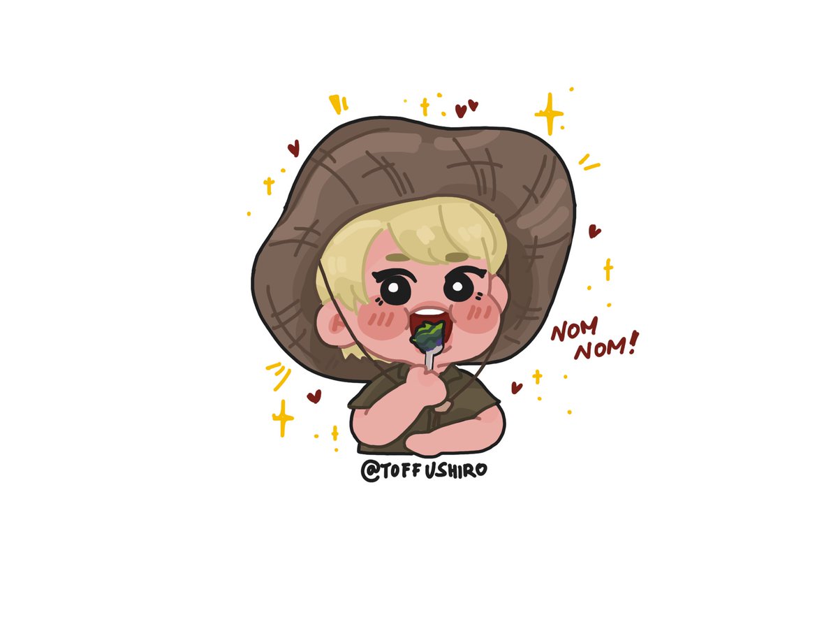 toffushiro's tweet photo. commission work for @helenavonrosen !! (do not use) 
nom jin! 
#bts #btsjin https://t.co/mbz1HnqNoA
