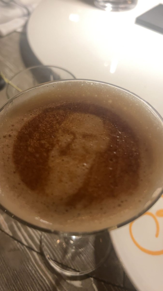 MEdwards104's tweet photo. Not sure if I just had too many drinks last night but I’m pretty sure @stephenasmith was in my espresso martini https://t.co/7ognZZV0er