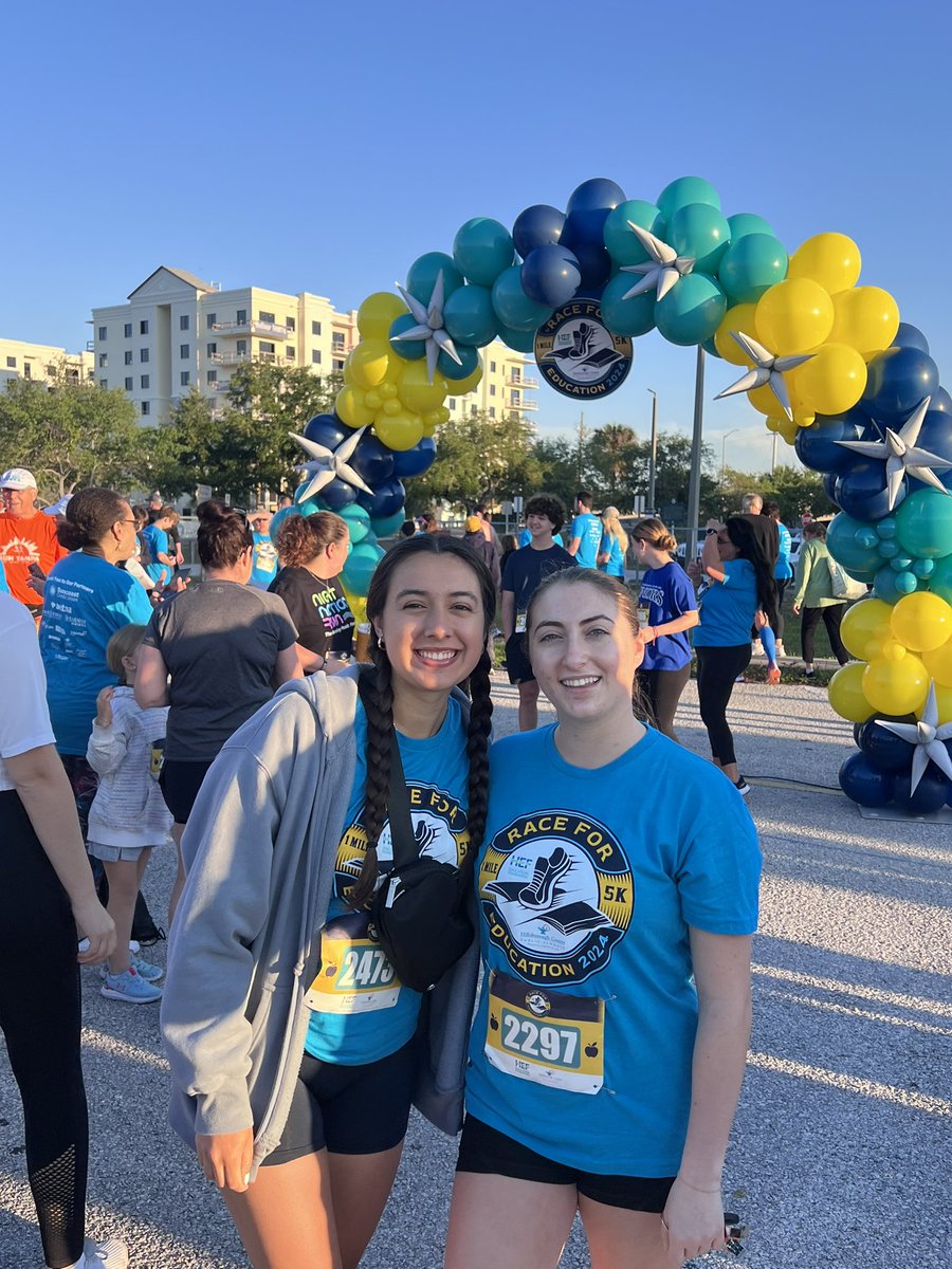 Plant Staff at the Race for Education! Lots of 🖤💛for our staff! Go Panthers!