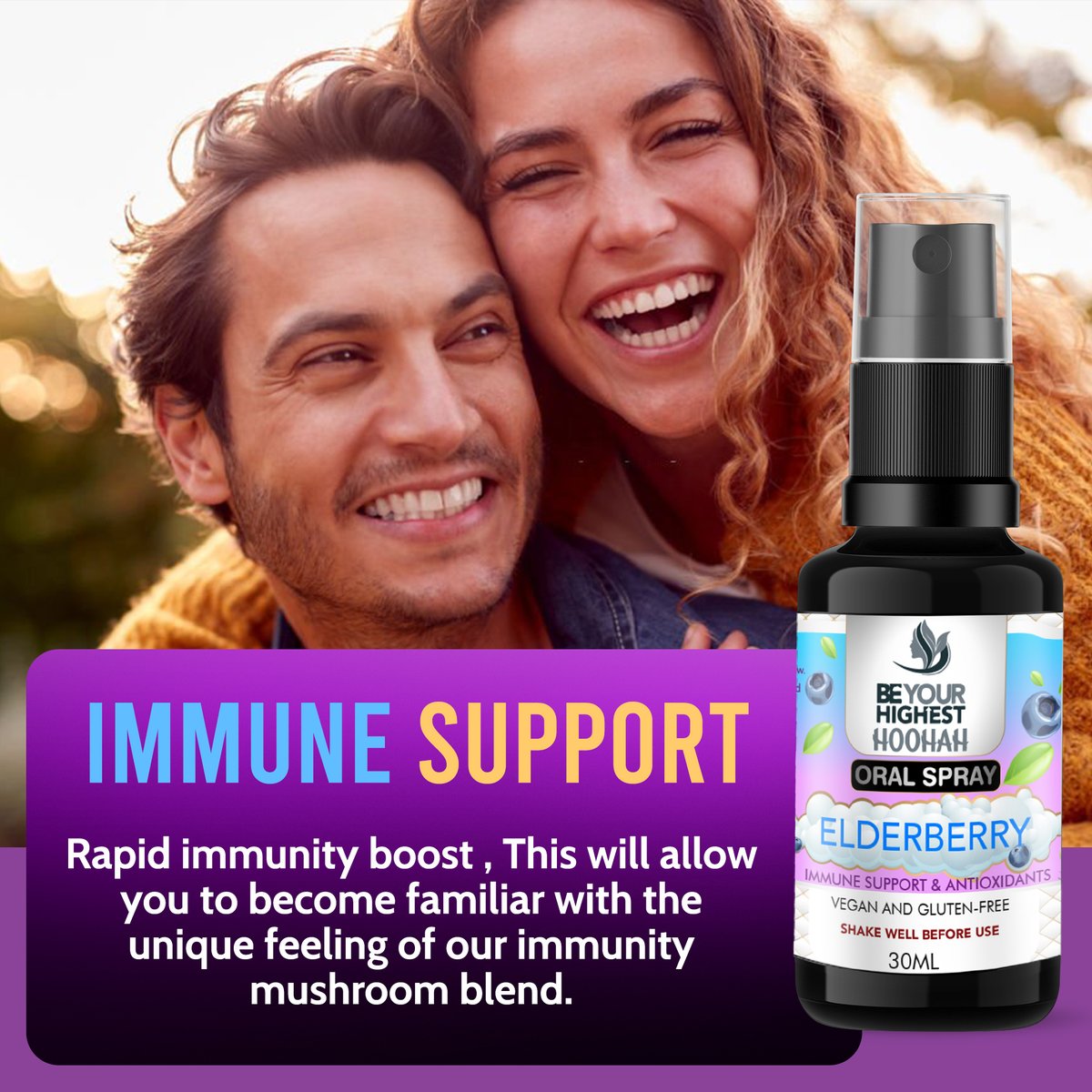 BeYourHighest's tweet photo. 🤗💜💚❤️ Check out the #Elderberry Mushroom Hoohah Oral Spray for a rapid immunity boost. https://t.co/vfbsi1y4Wp 💜💚❤️🤗 #assuaged #beyourhighest #organic #vegan #hoohahoralspray #hoohah #oralspray https://t.co/0Z1yPqFSis