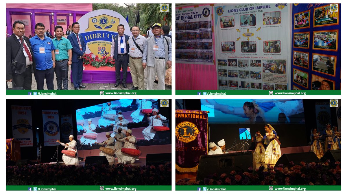 Some images from the 1st day of #Dibrucon, 45th Dist Conference of #LionsInternational #Dist322D at Dibrugarh