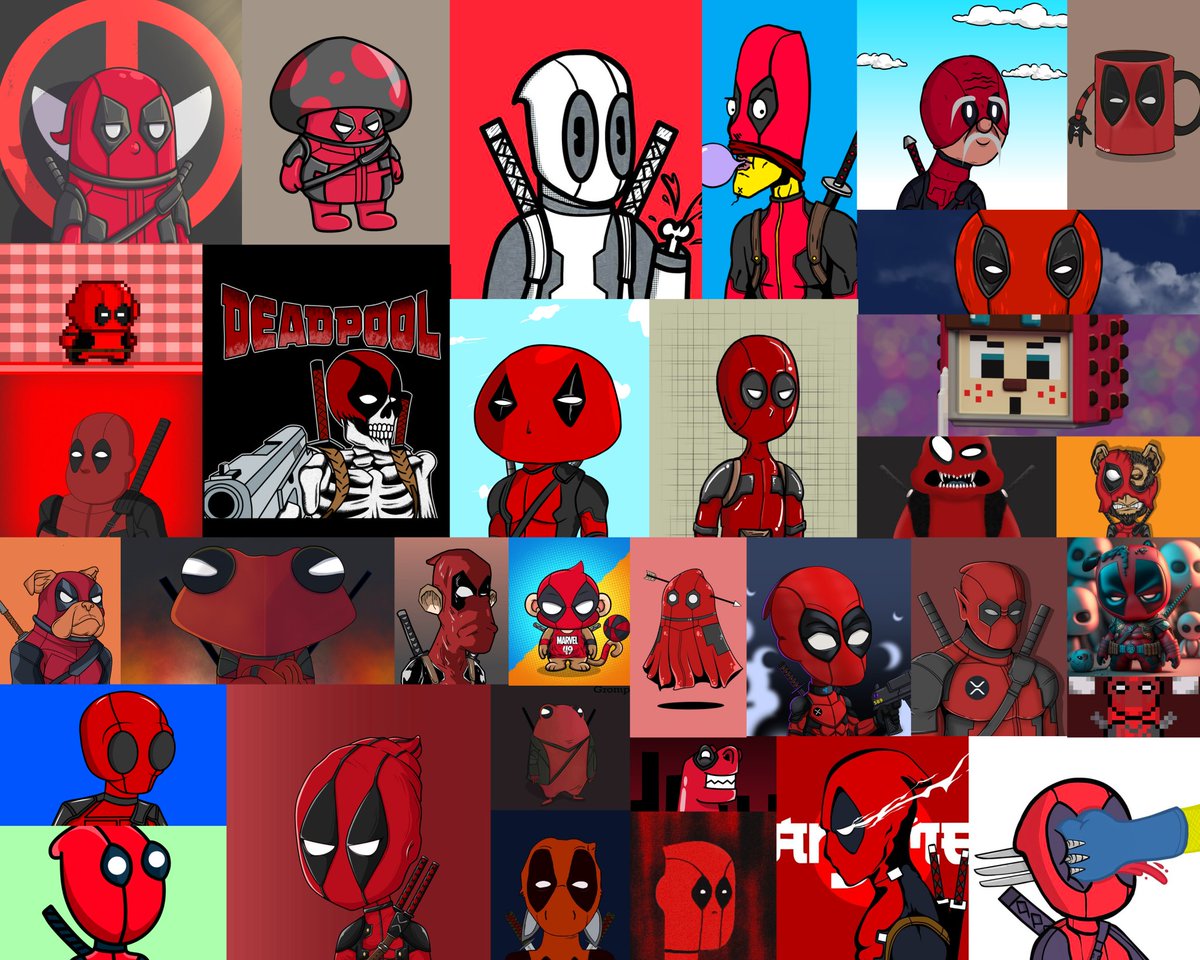 My current #Deadpool #XRPNFT collection 💥♥️🖤

Newest additions from <a href="/rippleowl/">Ripple owl</a> <a href="/CrazySkull_/">CrazySkull</a> <a href="/boonft_/">Boo</a> 👀

Joining my <a href="/monochakra/">monoXRP</a> <a href="/Longheadxrp/">Long Head</a> <a href="/grumpy_gromp/">Grumpy Gromp</a> <a href="/littlebobz/">L͓̽i͓̽t͓̽t͓̽l͓̽e͓̽b͓̽o͓̽b͓̽z͓̽.͓̽X͓̽R͓̽P͓̽L͓̽</a> <a href="/nobodies_xrp/">Nobodies.</a> <a href="/Frockxrp/">Frock</a> <a href="/Cutie_Creature_/">Zenzi base.eth</a> <a href="/AdoptingApe/">Adopting Ape</a> <a href="/BullChopiNFT/">♀️Chopi NFT</a> @ghostes_xrp <a href="/MadDoctor90/">🧪Mad Scientist🧪</a> @xbeast_xrp+ 🔖👇