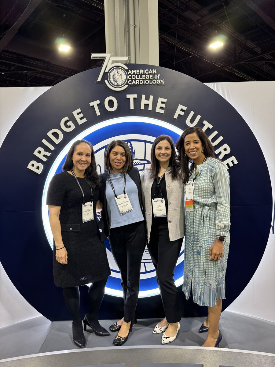 Four remarkable women cardiologists, NYU-trained and ready to conquer the American College of Cardiology meeting! #ACC24 #NYUCardiology