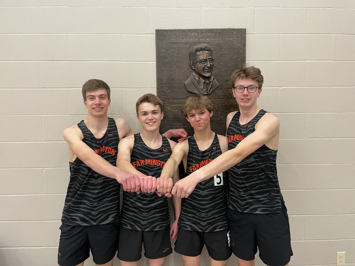 Caleb Evan Sam and Brady get 5th in the 4x8, Sam starts his season with. Personal Best