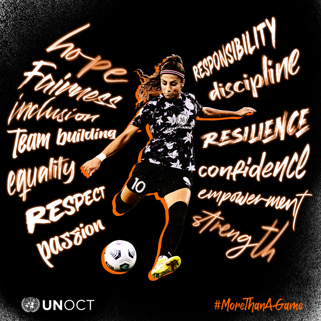 Sport is #MoreThanAGame. It promotes peace, builds community cohesion & prevents violent extremism. ⚽️🏅⛹🏾 On this Int’ #SportDay, hear the stories of inspiring young people & professional athletes that the 🇺🇳@UN_OCT-led Sports Programme partners with un.org/counterterrori…