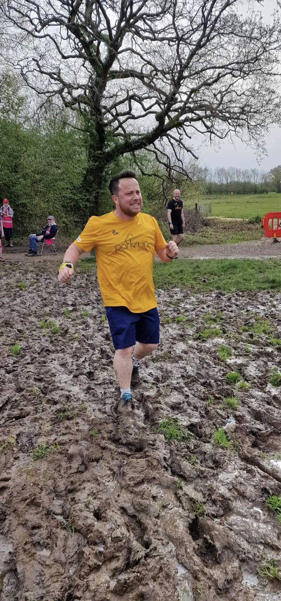 Do <a href="/parkrunUK/">parkrun UK</a> they said, it’ll be fun, they said…. 

Amazing time had by all (I’m sure that’s what my face is telling me) at Itchen Valley parkrun. 

Full run report to follow - when I’m clean! 

#parkrun #loveparkrun #mudrun