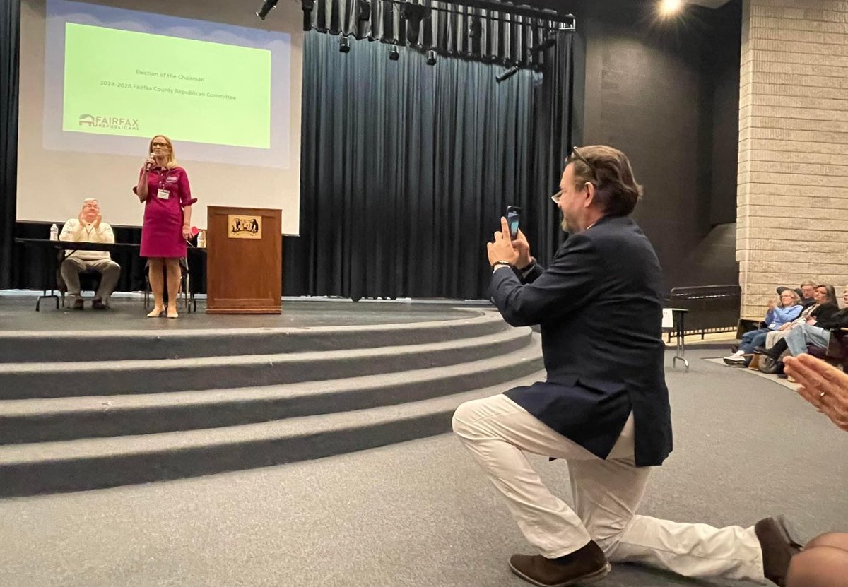 Breaking: Sebastian Gorka’s wife just elected Chairman of Fairfax County GOP. 😵‍💫