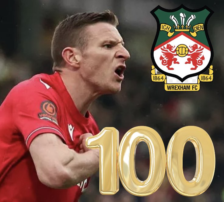 🏴󠁧󠁢󠁷󠁬󠁳󠁿CENTURIAN🏴󠁧󠁢󠁷󠁬󠁳󠁿 Congratulations to super @PMullin7 becoming the 8th player to hit 100th goals for @Wrexham_AFC this afternoon in the dragons 2-1 win over @ColU_Official #WrexhamAFC sit 2nd in the @EFL Div 2 this evening 💫