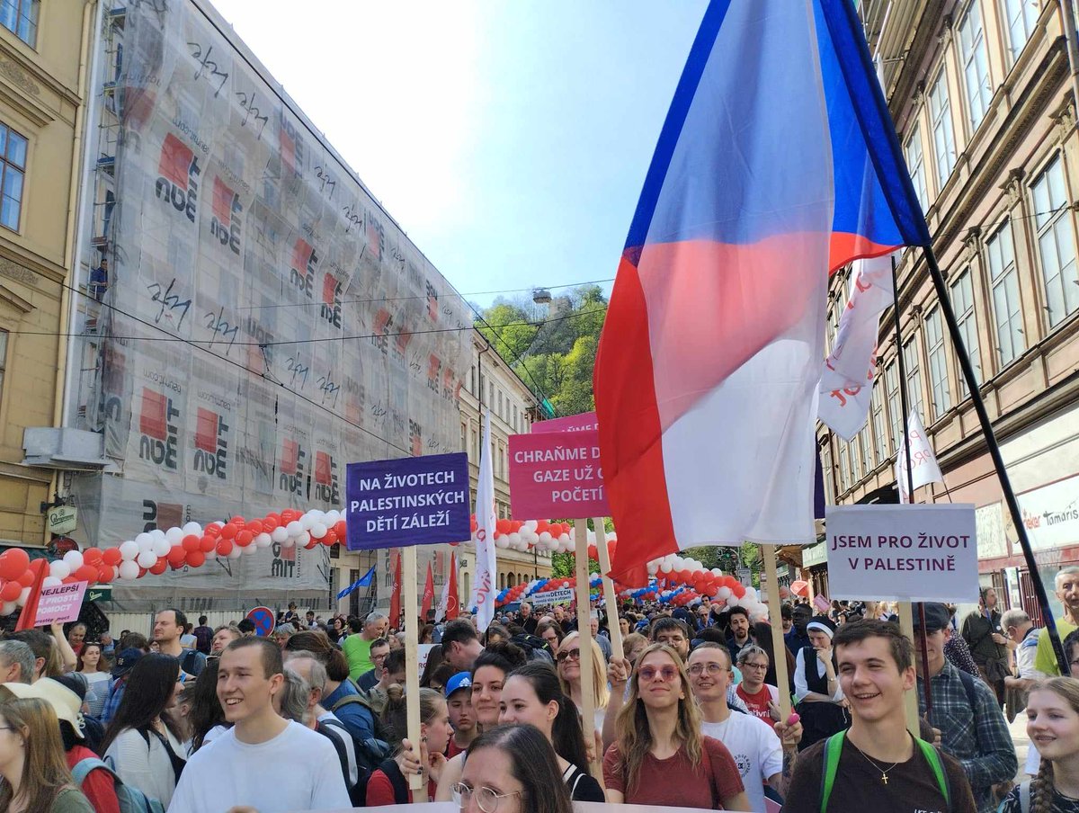 Hnutí pro život dnes dalo jasně najevo, že na životech palestinských dětí jim záleží! Jsme rádi, že v Česku máme lidi, kterým humanitární krize v Gaze není lhostejná!