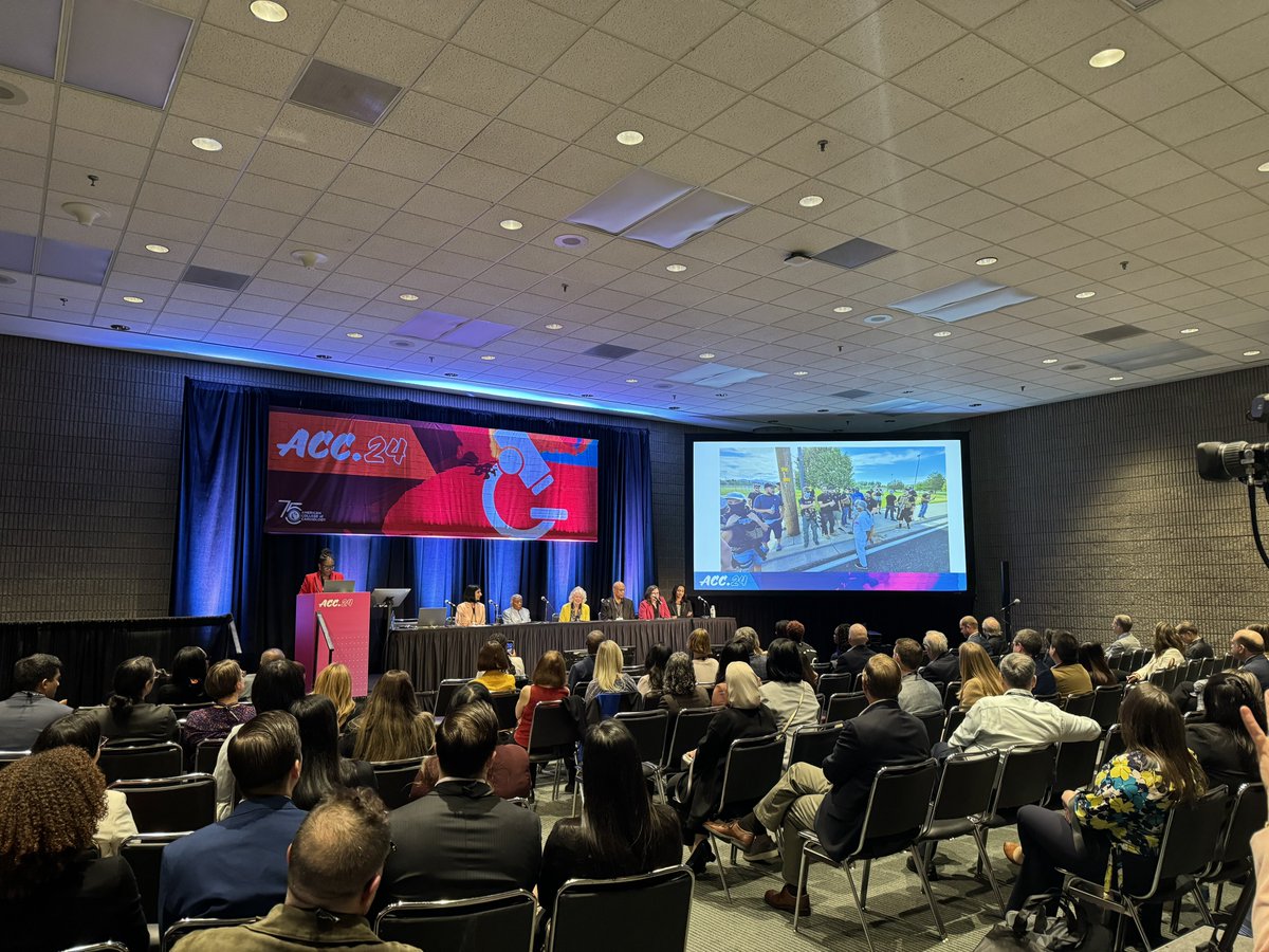 Spotted! #Artie now at @ACCinTouch #ACC24 Dan N McNamara Keynote on important topic “Unlocking the Diversity Key in Pediatric and Adult Congenital Heart Disease Workforce” Join #ACCACPC at B308 with moderators @RituSachdevaMD and @kiddiehearts and speakers Dr. Josephine…