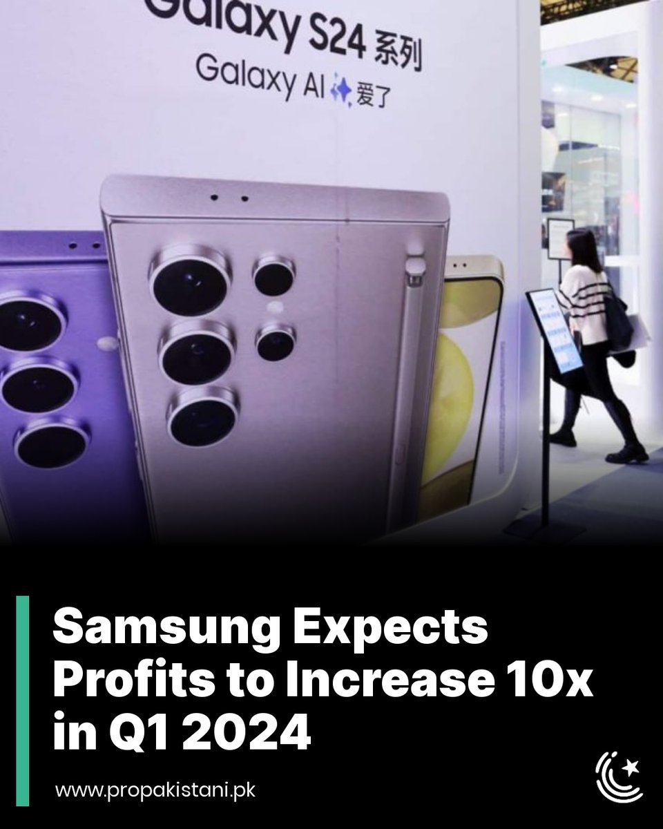 Finally turning a new leaf.

Read More: propakistani.pk/2024/04/06/sam…

#Samsung #GalaxyS24 #FinancialReport