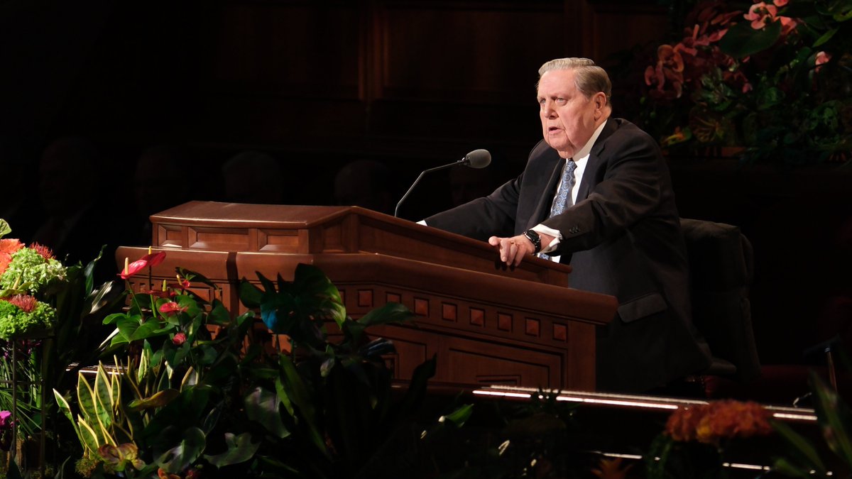 “It is for reasons known only to God why prayers are answered differently than we hope—but I promise they are heard, and they are answered according to His unfailing love and cosmic timetable.” —President @HollandJeffreyR #GeneralConference