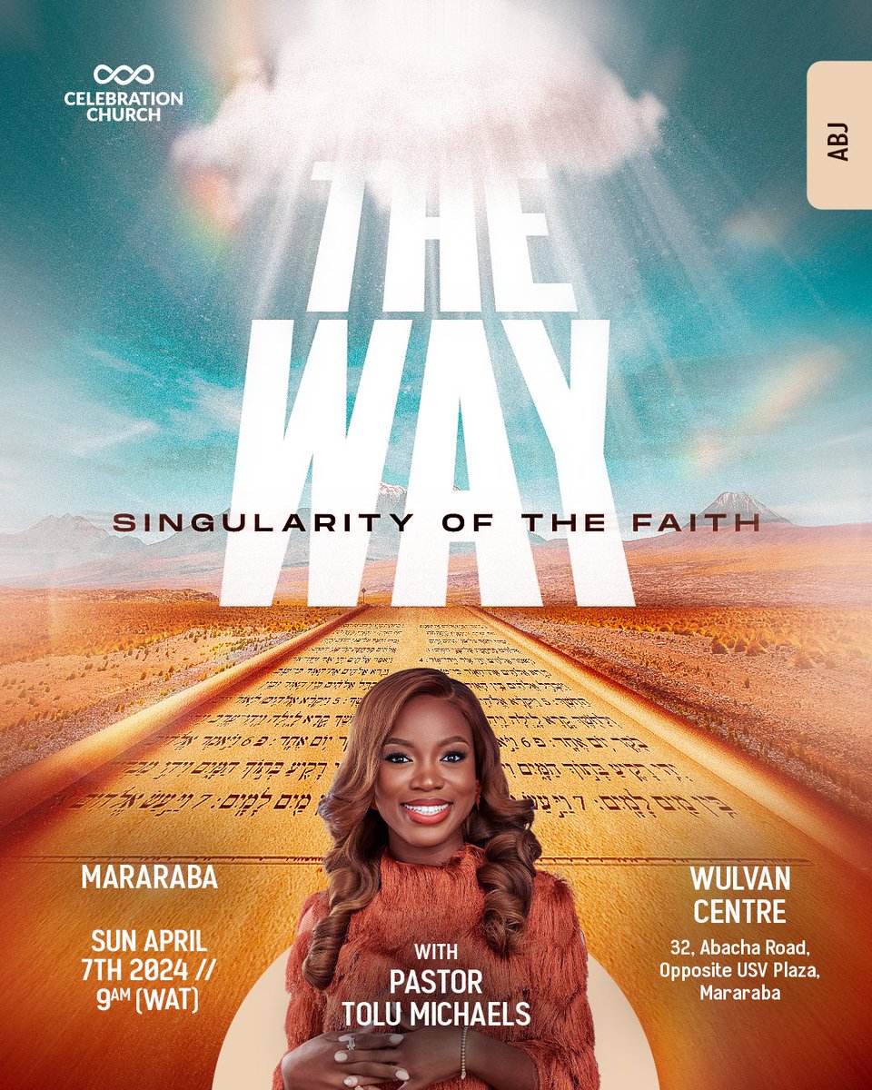If the Apostles &amp; early church held on to the message of the gospel tenaciously that they were willing to give their lives for it, then we must also contend for it

Join us this Sunday across our campuses as we study the subject "The Way: Singularity of The Faith"

Don't miss it!
