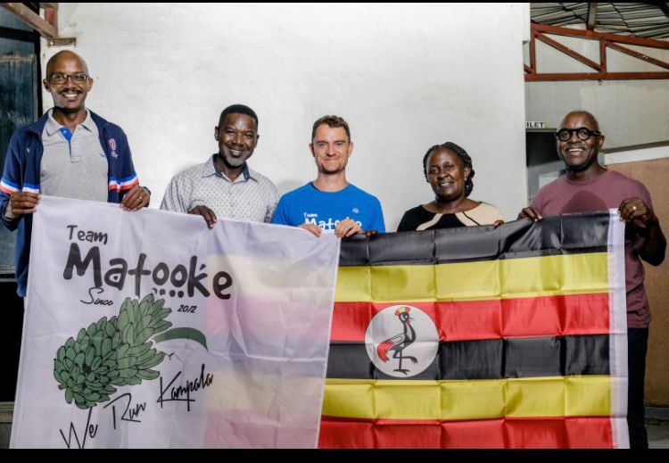 Last Friday evening we got together to say farewell to our guys going to fly the Ugandan flag some world major marathons. @rnamugera heads off to the #BostonMarathon, @MosesRutahigwa @smmugabe @ActivateUgandaL @Fssozi @ssenteza12 @OnyiaAlbert, Girum Fisseha, Andu Debebe Coach…