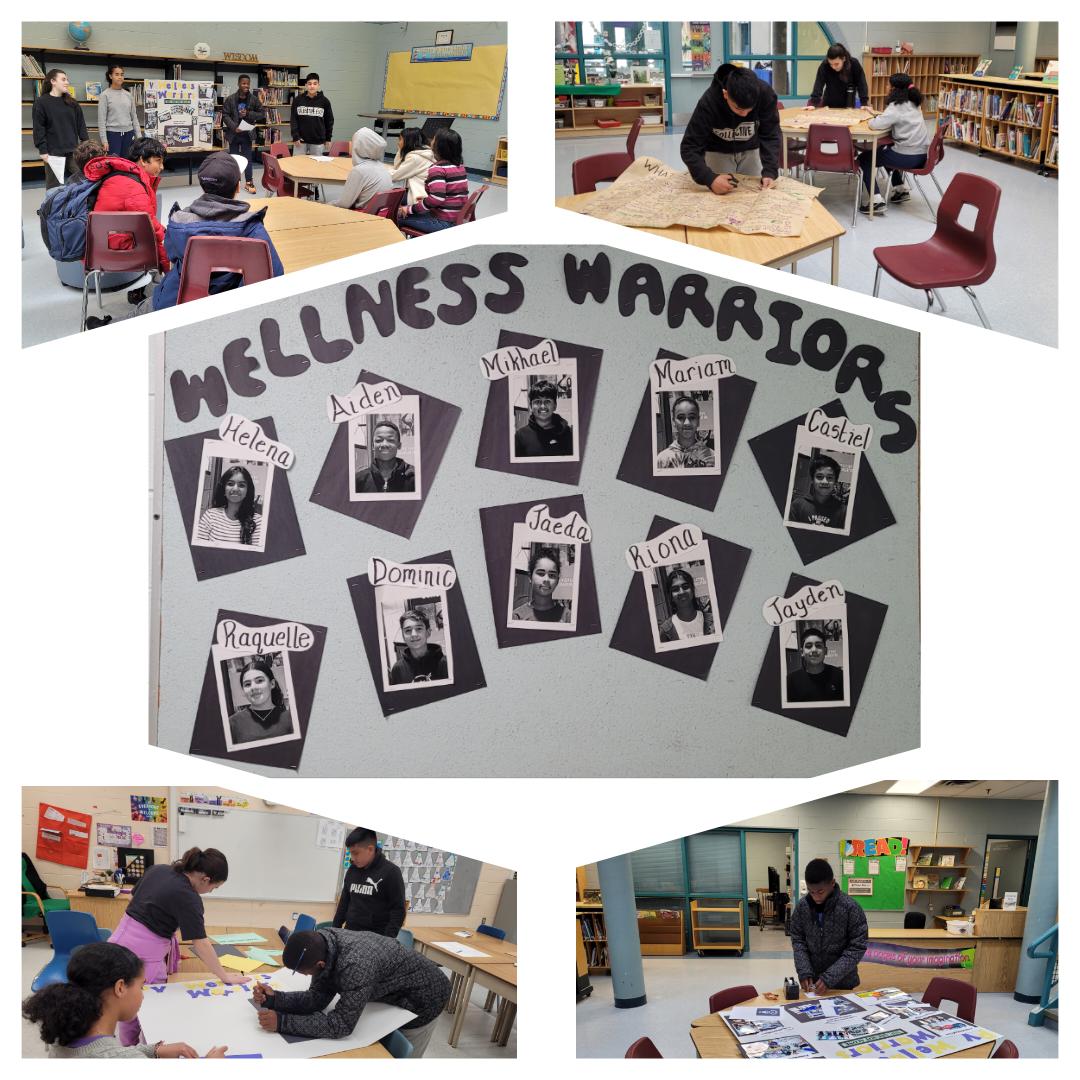 Our PV Wellness Warriors are preparing for the Wellness Leadership Conference. They will  share all their hard work in promoting well-being throughout the school year. Great job Warriors!
@PVanier_DPCDSB 
@MrsDomingues78 @DPwellness4all 
@regionofpeel Public Health Nurse