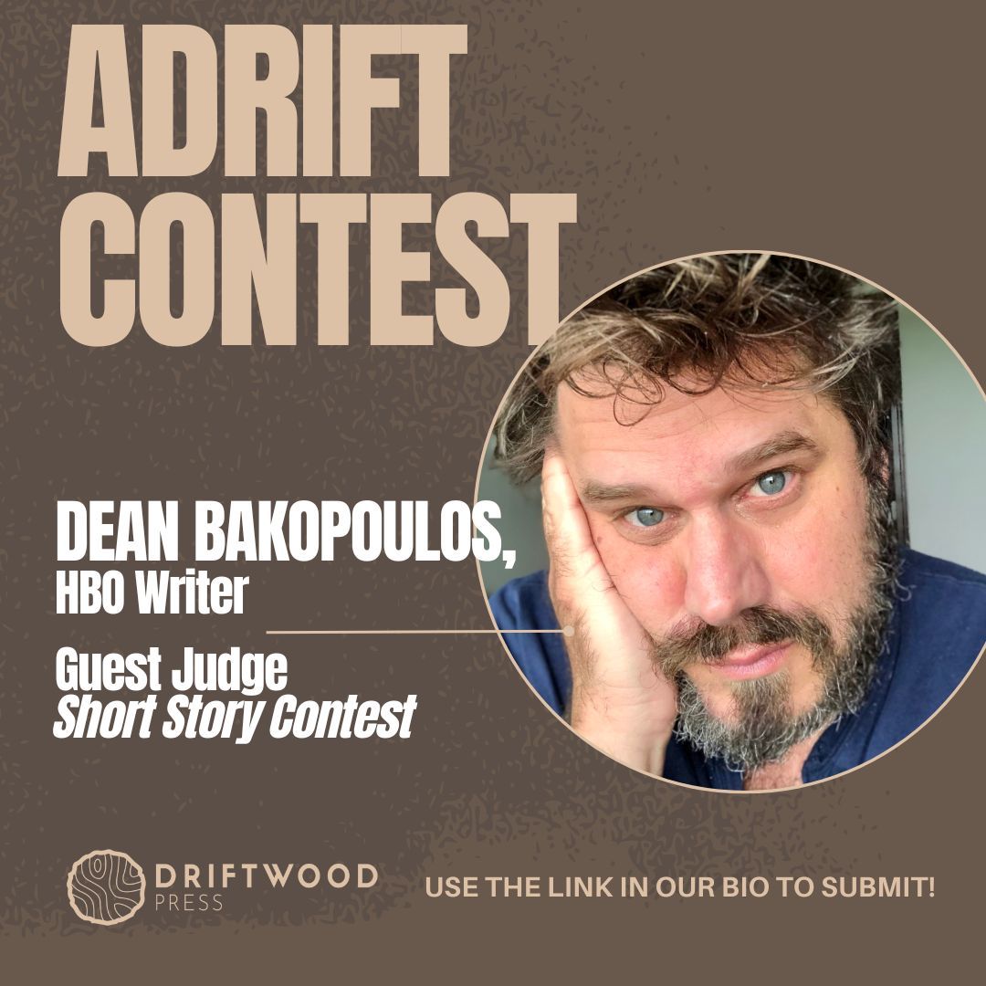 Submit your short story for our Adrift Contest! HBO Writer, Dean Bakopoulos is our guest judge for this years contest. See link in bio! #shortstory #writingcontest #fiction