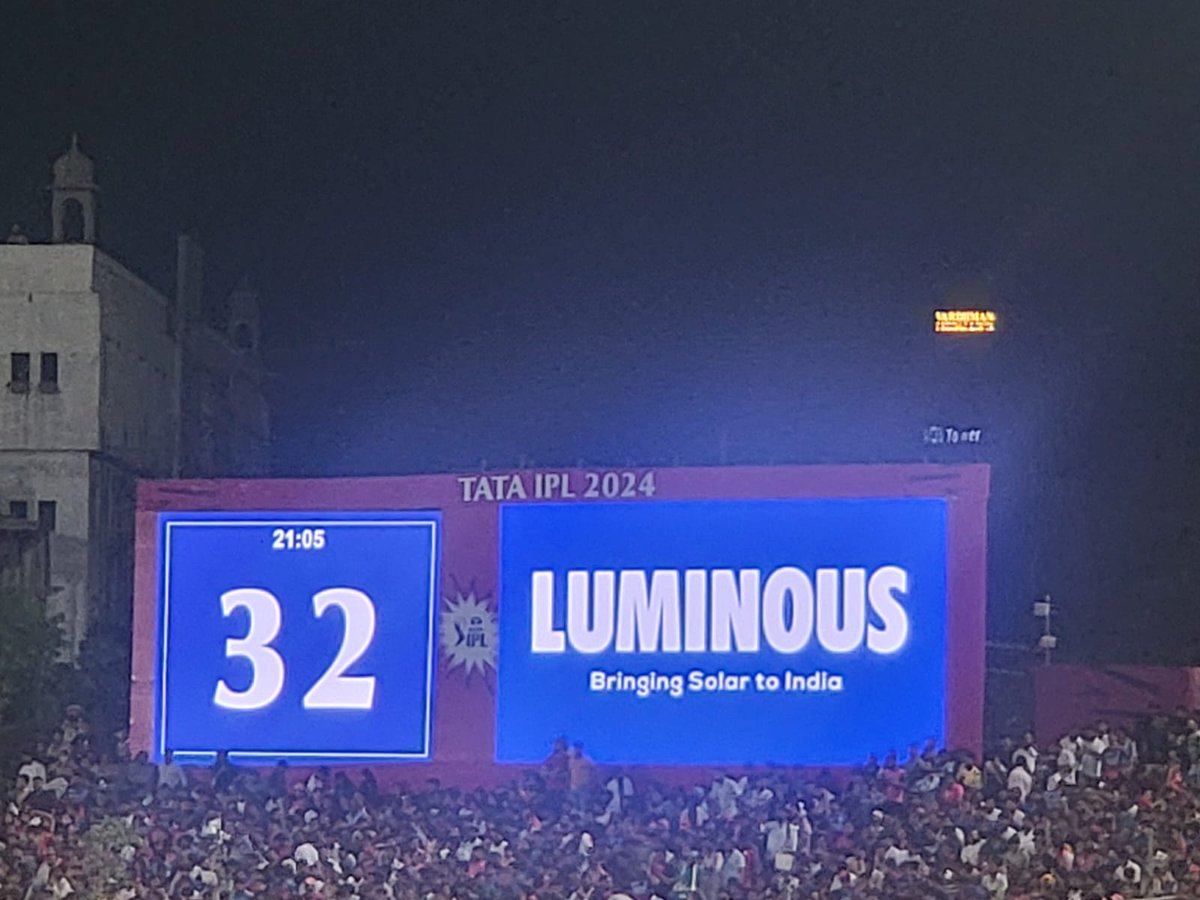 Timeouts? Not on our watch! Watch matches uninterrupted with Luminous Solar Solutions #Luminous #PowerAapkeHaathMein #RRvRCB
