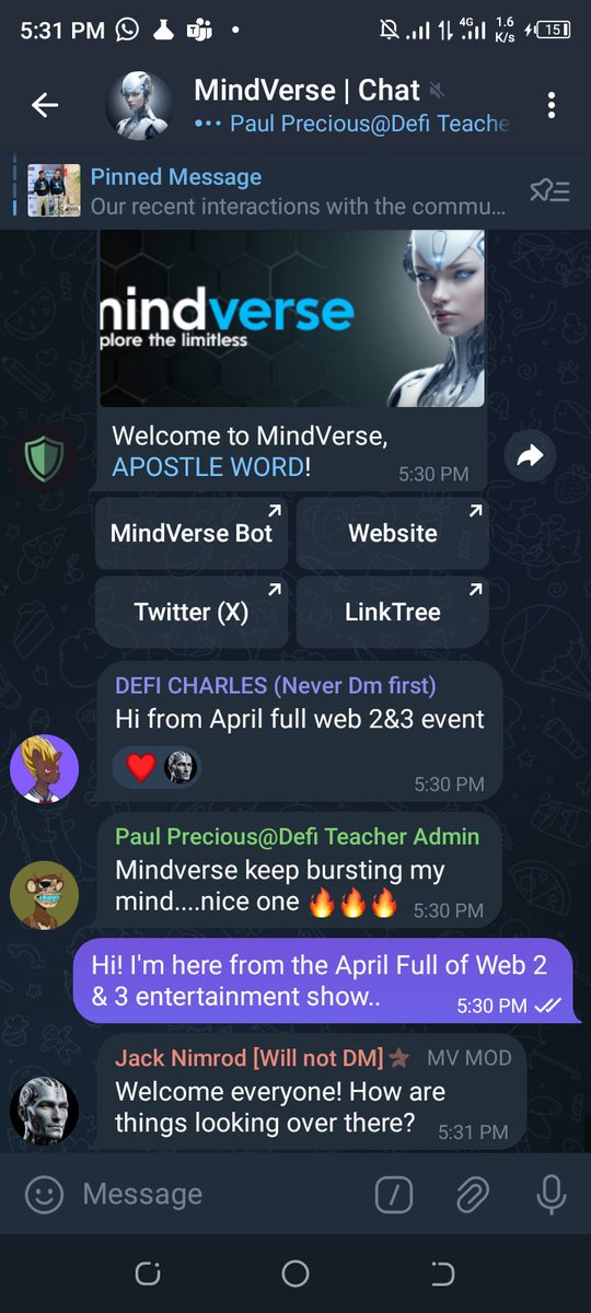 mister69billion's tweet image. $MVERSE #MINDVERSE #MVERSE 
A COMMUNITY FOR EVERY CRYPTOCURRENCY TRADER.. THANK YOU @Only1Gkash FOR THE REVELATIONS   💯✅🚀 #LFG