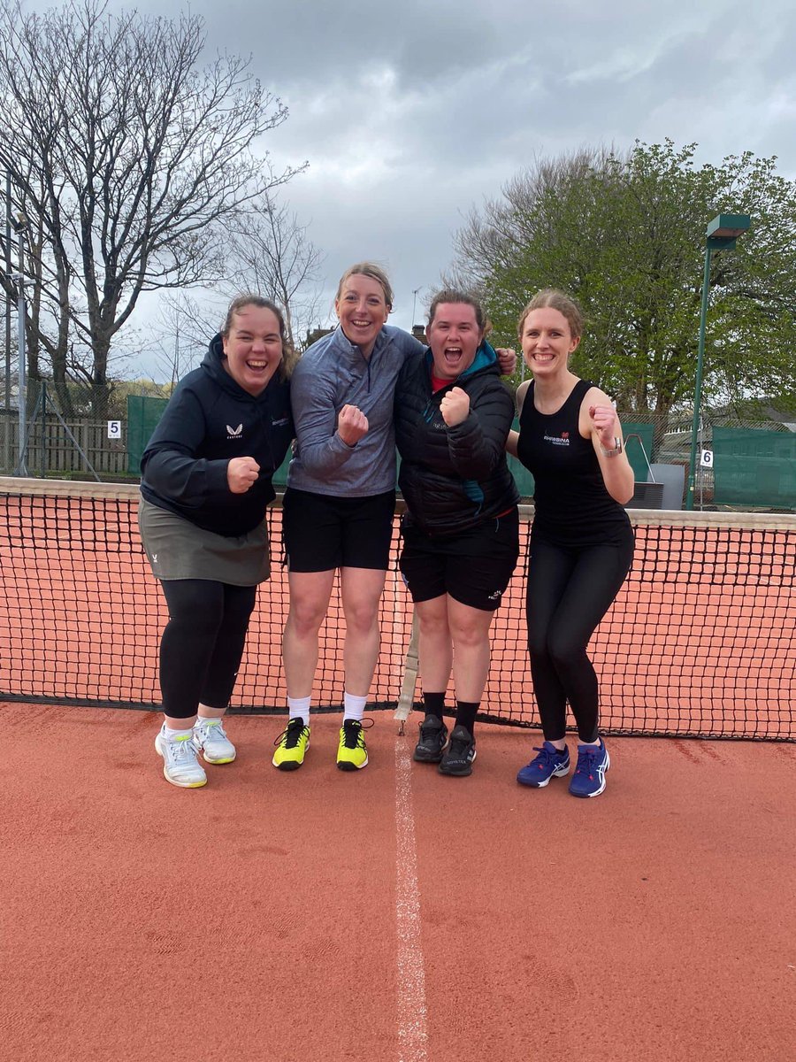 Great to get the win 🎾 with this gang today @rhiwbinatennis on world physical activity day @CAWR_CMU #WDPA2024