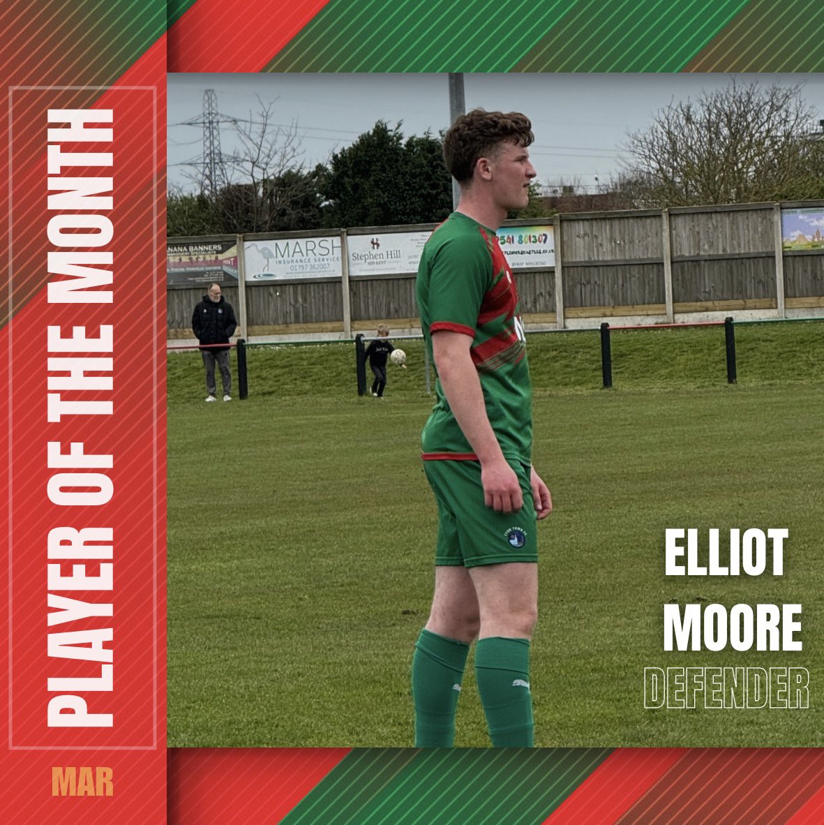 lyddtownfc's tweet photo. Elliot Moore wins March Player of the Month!

Lydd Town is pleased to announce that Elliot Moore was March’s Player of the Month🏆 

The defender has impressed everyone during a successful month for the Lydders. 

Well done Elliot!👏

#upthelydders https://t.co/WNTh7K17rk