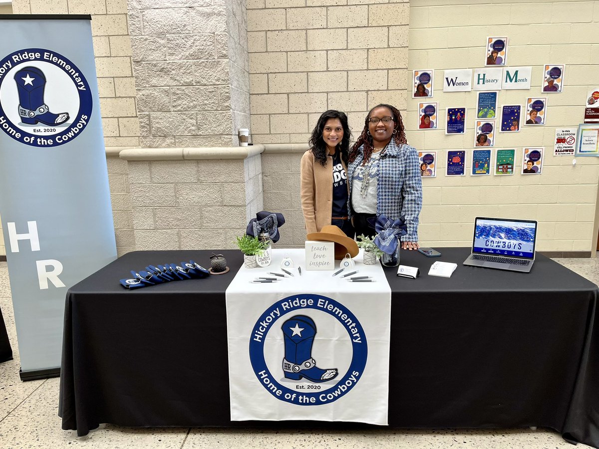 We loved highlighting our amazing school this morning and meeting candidates interested in HRES from all over! ✨💙🤠 @CabCoSchools @HickoryRidgeES