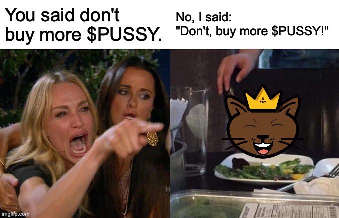 Richirichn's tweet photo. I love this meme 😂🐈‍⬛ @PussyInuSol https://t.co/O5qAulMmjR