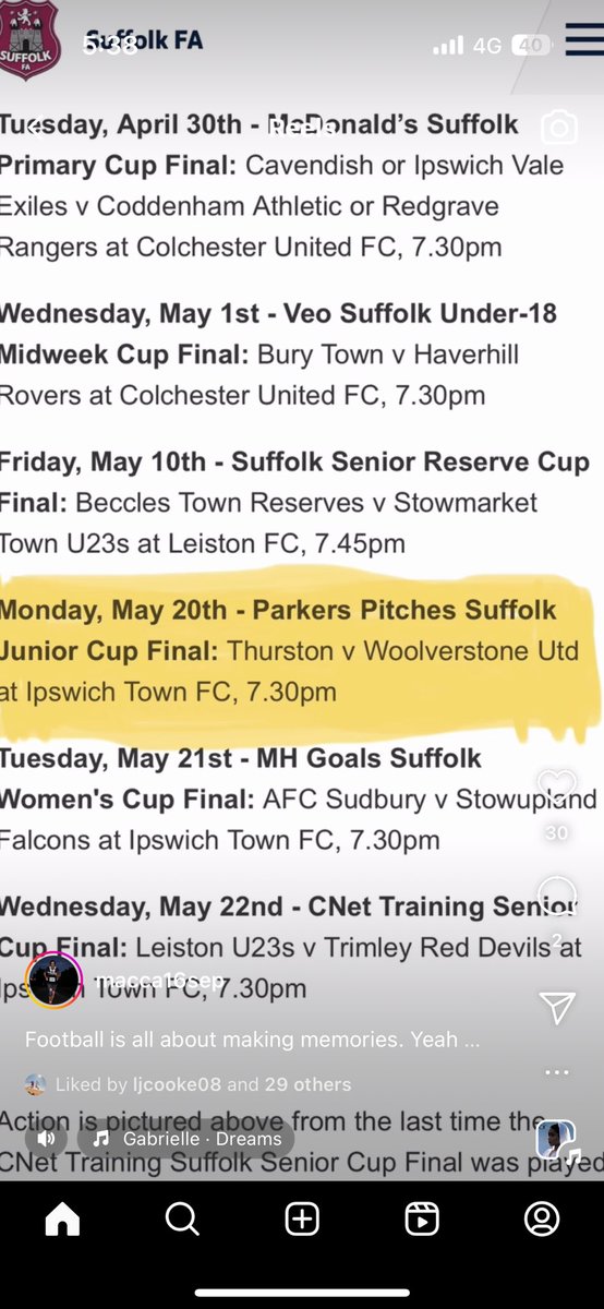 @SuffolkFA how is this fair, second time in a row. These young lads that we have they have as much right as any of these other teams to play at a nice ground. To be the only game out of 6 finals not to play at a proper ground is shocking. It should be inclusive. Usual crap that