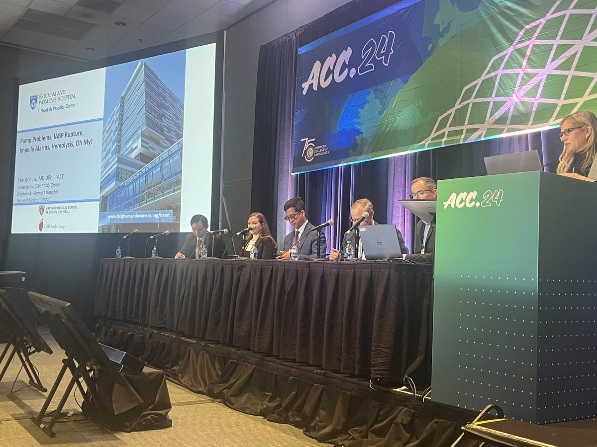 Terrific talk by @EBohula on complications with MCS devices #ACC24 @SandeepNathanMD @FrederickWelt @A_Lowenstern @jason_wollmuth @ddbergMD @BrianBergmark