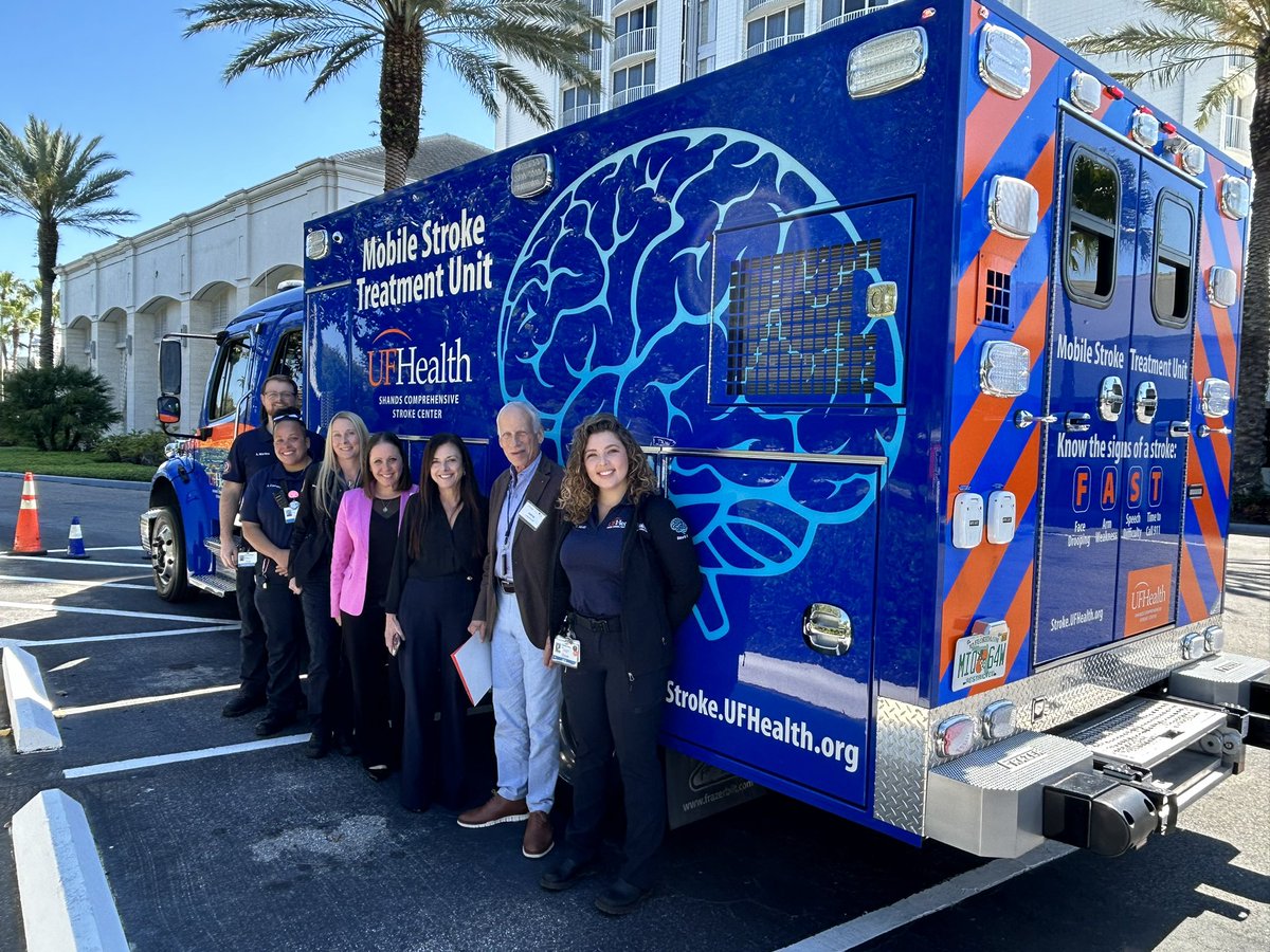 It was an absolute honor to have Dr.Grotta tour our Mobile Stroke Treatment Unit and learn from him during his keynote presentation today! #UFStroke2024 <a href="/UFStroke/">UF Health Comprehensive Stroke Center</a> <a href="/AnnaKhanna4/">Anna Khanna, MD</a>