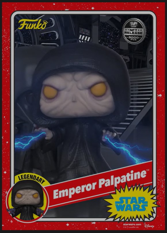 #FunkoFam, let's do a Star Wars NFT giveaway! 1 winner will receive an “Emperor Palpatine” LEGENDARY NFT -must have droppp.io address! To enter to win, follow+tag 2 friends+retweet+like. Winner will be picked 4/14! #Funko #NFT #WildForToys #FunkoPopDigital #StarWars