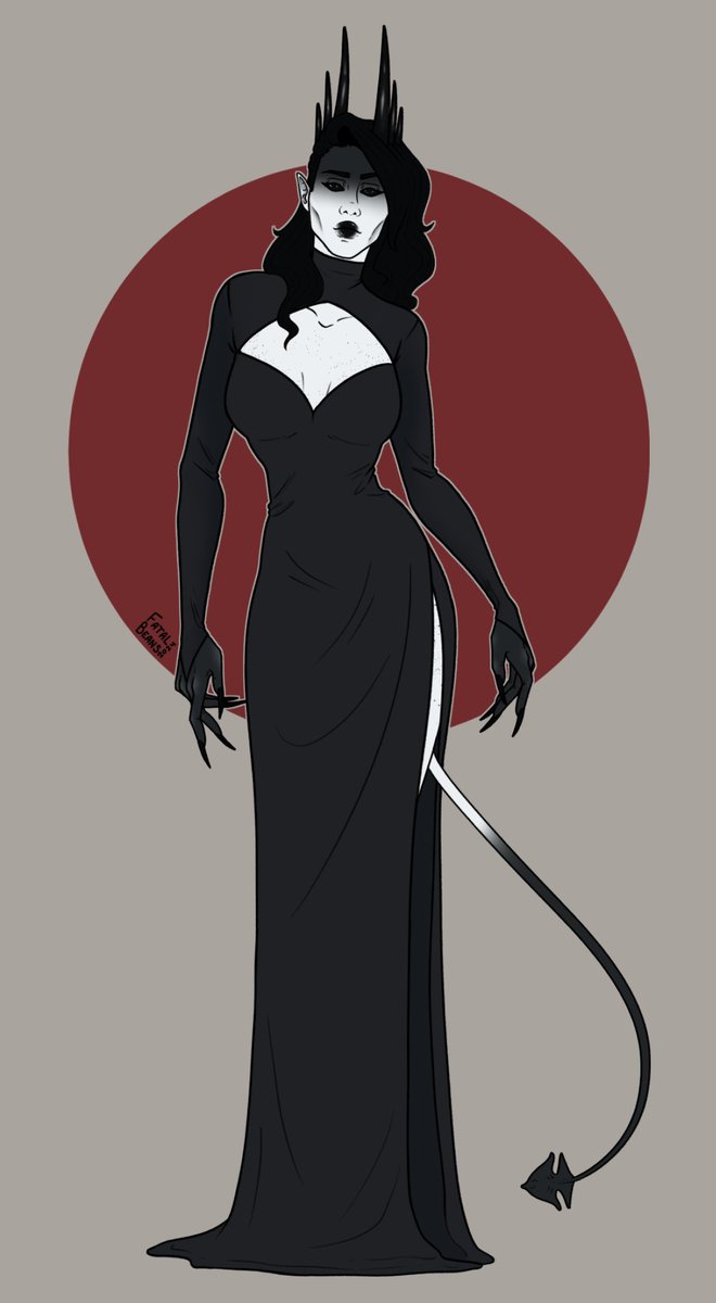 Two more commissions of Araqiel for @_jaguarbird /Gremlinsupreme! 
IT'S ALSO HER BIRTHDAY. HAPPY BIRTHDAY, LADY. ILY.