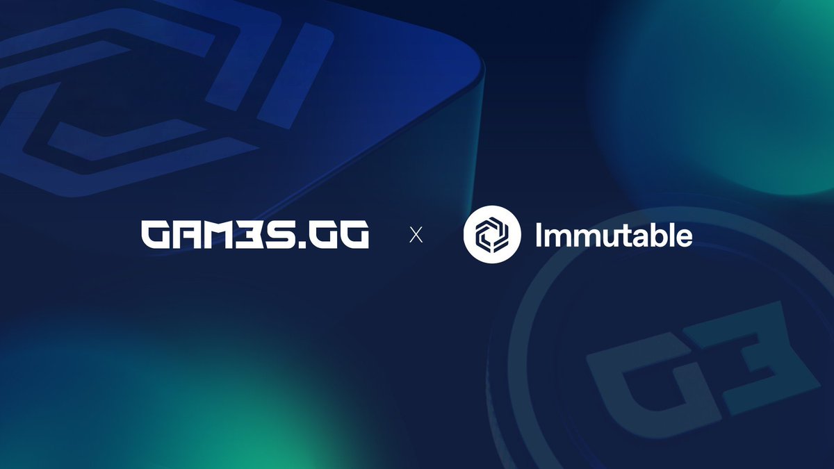 Our New Partnership with @Immutable 😍 Here’s everything you need to know! 🤝 We are thrilled to announce a partnership with Immutable X - together we aim to onboard over 100 million players to web3 and introduce traditional gamers to the perks of blockchain. 🔗 The…