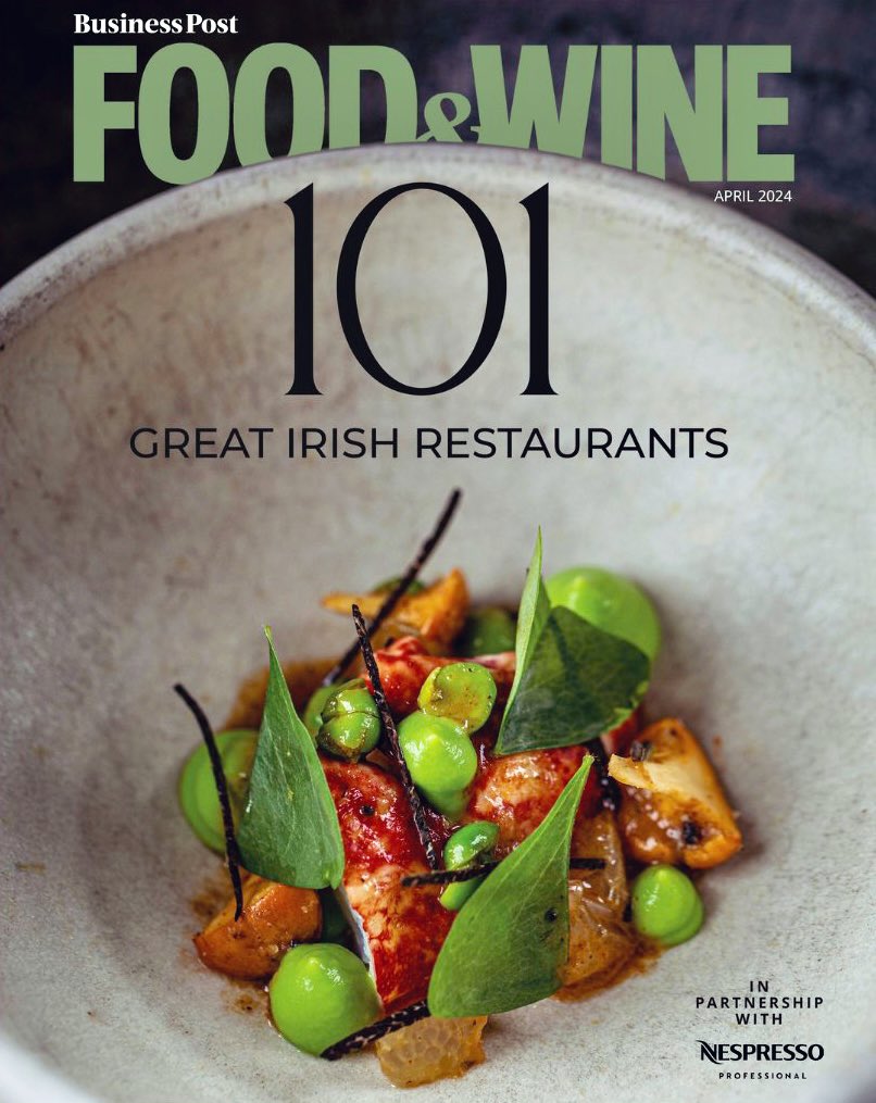 Plenty of eating and drinking in this; “101 Great Irish Restaurants” out tomorrow with @businessposthq. Lots of great foodwriters involved including @gnelis, @JordanMooney_ @flavourIE @marcusolaoire @GlassOfRedWine @jorisminne #thisisirishfood 🍴🇮🇪