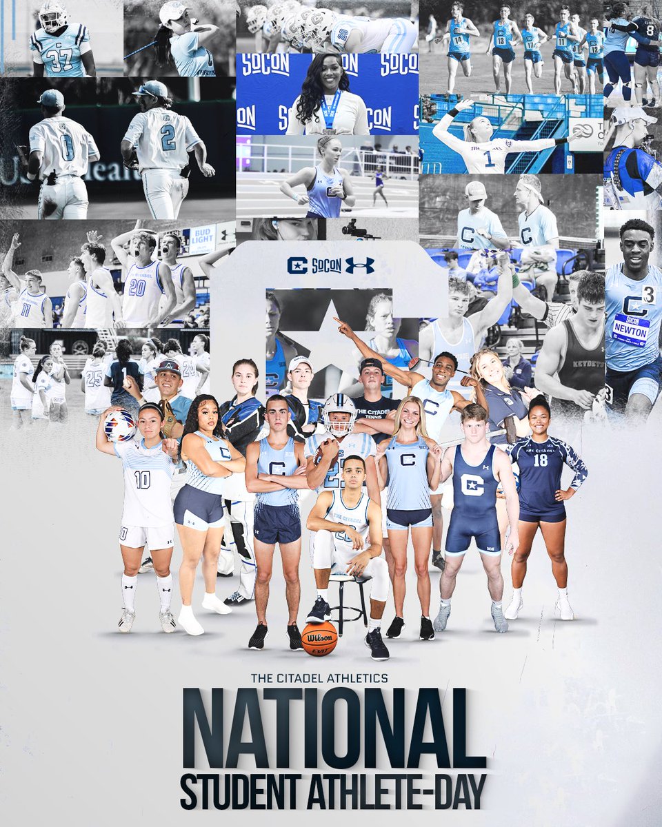 Happy National Student-Athlete Day, Bulldogs! 🐶 So proud of all our Cadet-Athletes and the work they put in every day! 🩵