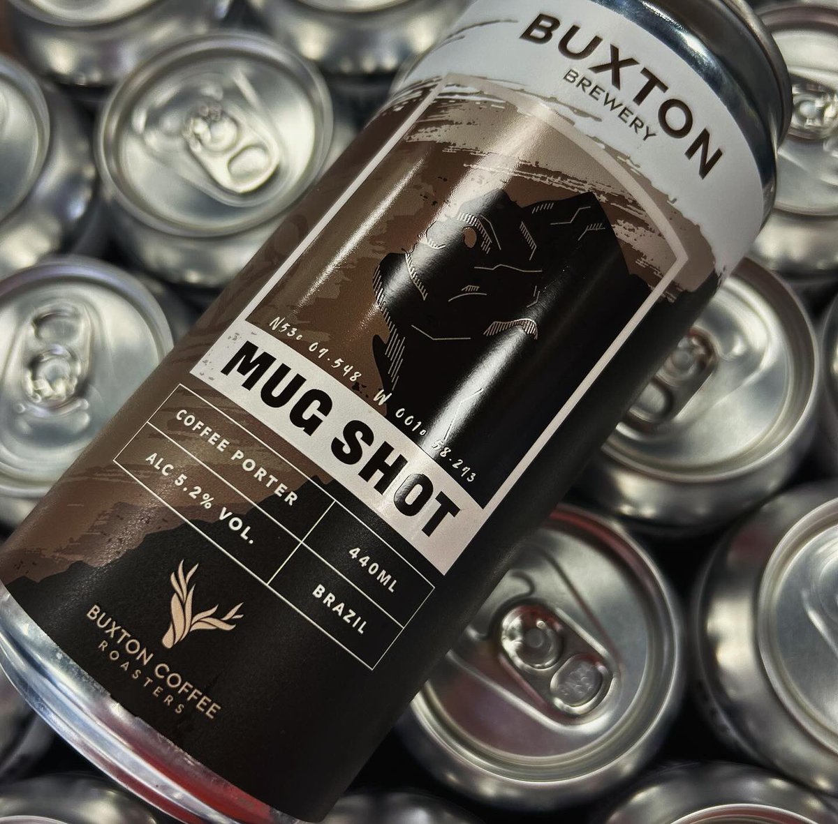 Mug Shot, a 5.2% coffee porter is available exclusively on our web-shop! Infused with coffee beans roasted by our good friends, and local coffee roasters @BuxtonCoffee!