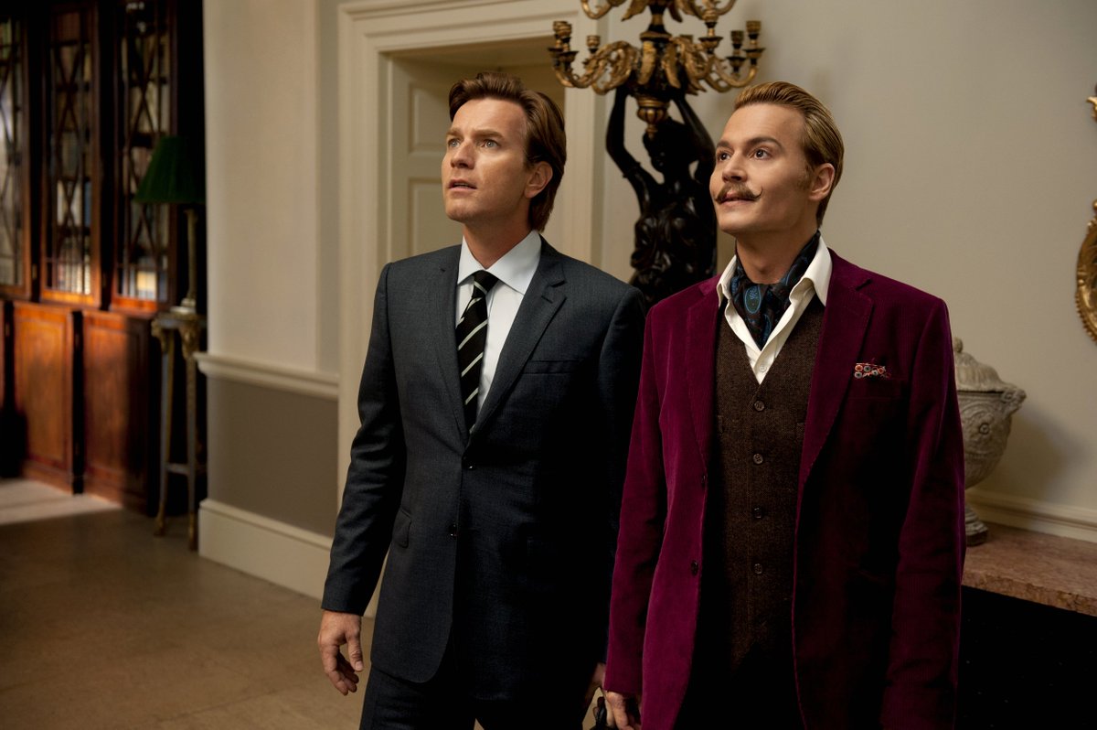 🎬 𝗔𝗻𝗲𝗰𝗱𝗼𝘁𝗲: In France, Ewan McGregor and Johnny Depp are both dubbed by actor Bruno Choël. For “Charlie Mortdecai”, the dubbing company had to call on another actor to dub Ewan McGregor.