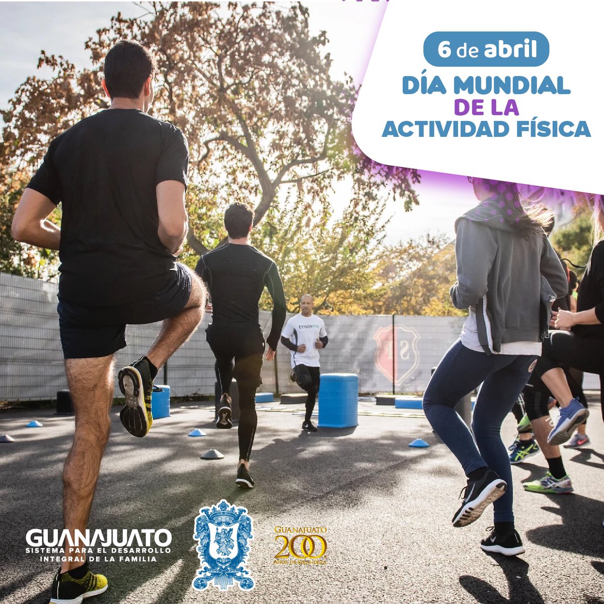 El 6 de abril se conmemora el #DíaMundialDeLaActividadFísica 🏃🏾‍♀️, con el objetivo  de sensibilizar a la población sobre la importancia de practicar actividad física de manera regular y sistemática para mejorar la salud y adquirir buenos hábitos de vida.