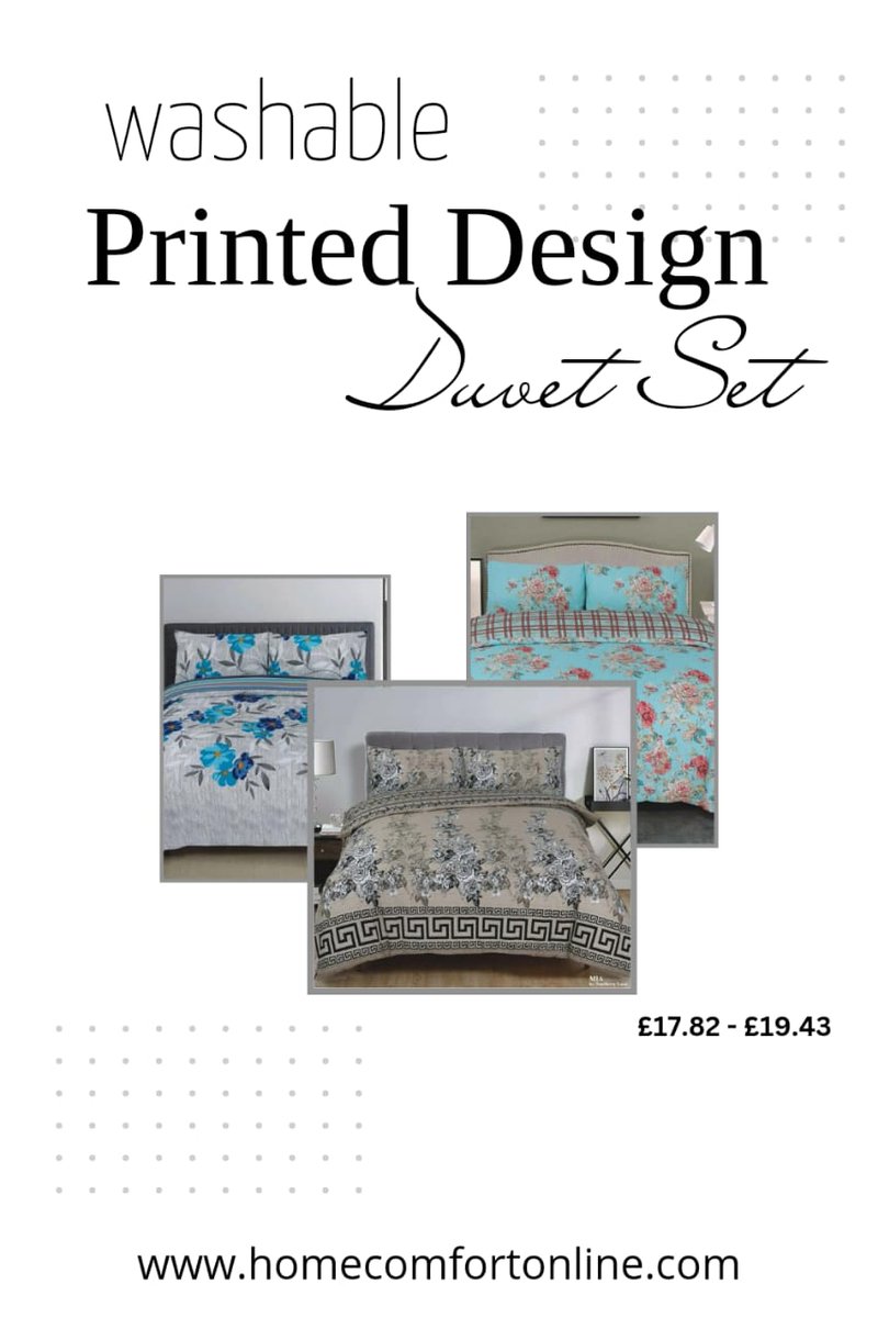 hco_co_uk's tweet image. &quot; Elevate your bedroom with this chic modern printed poly cotton duvet set. &quot;

BUY NOW FROM OUR WEBSITE 
LINK :  homecomfortonline.co.uk/product/modern…
#duvetset #printeddesign #polycotton #bedroom #homedecor 
#SkyBetForTheFans #lufc #BlackCardCoin #fullTime