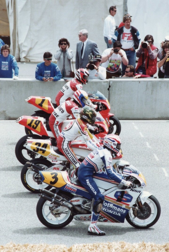 USGP 1991.
Rainey kocinski schwantz doohan.