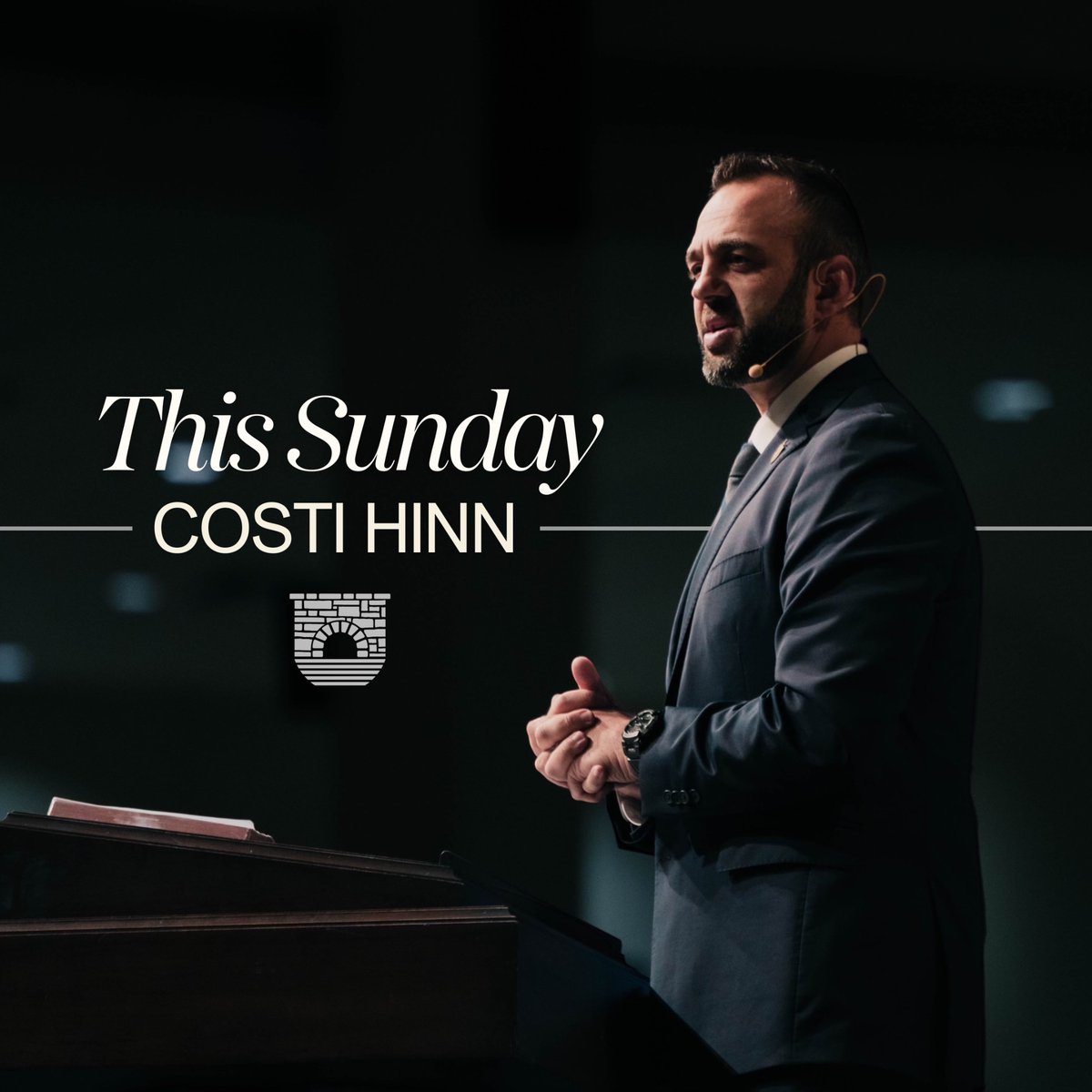 Looking forward to having my brother Costi Hinn preach to our Stonebridge Bible Church family tomorrow in Franklin, Tn! Services 9:00 & 10:45 AM @forthegospelmin