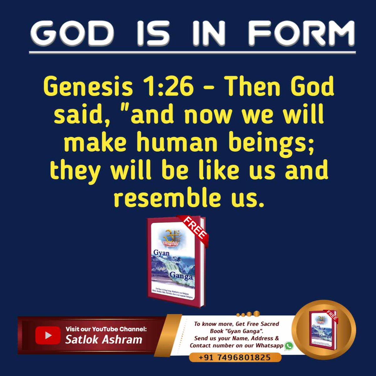 #Facts_About_EasterSunday
God is in Form....
Holy Bilble, Genesis 1:26 
#KabirIsGod #jesus #jesuschrist #easter 
#bible #reelkarofeelkaro #viralpostfb #trending
#SantRampalJiMaharaj