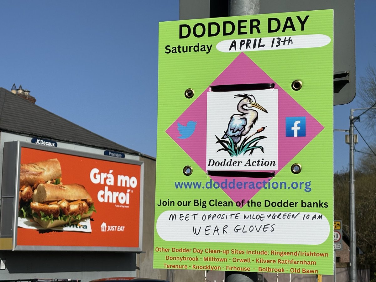 Dodder Action Day 13th April ⁦@DodderAction⁩ #GraMoChroí