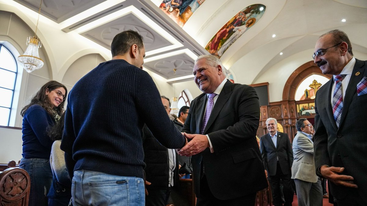 Today, I joined @SherefSabawyPC and @NatKusendova at the Canadian Coptic Centre in Mississauga. I appreciate the warm welcome and the chance to meet with Father Angelos Saad and the Coptic community members.