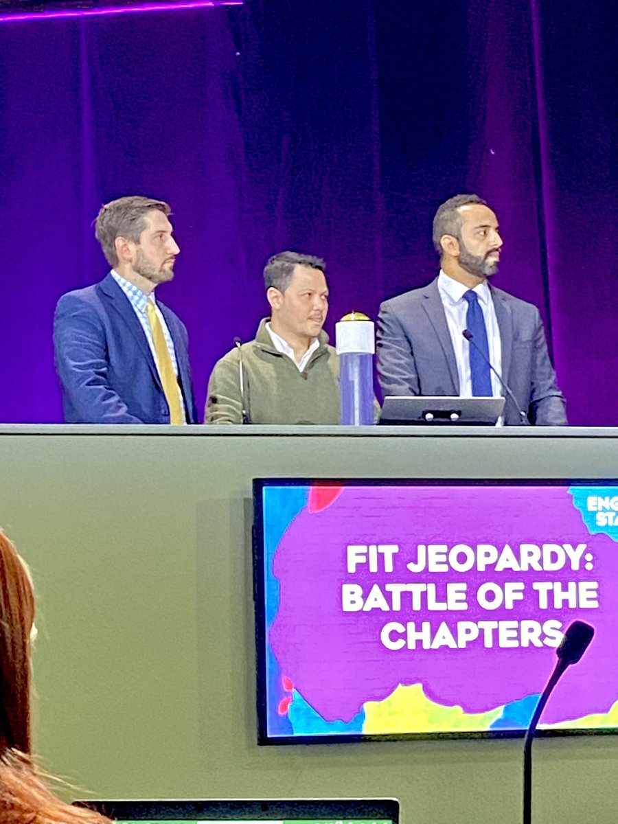 Had fun this morning representing Georgia in the ACC Jeopardy Nationals. Tough game in the preliminary round. Moving on to the semi-finals! #ACC24 #FITJeopardy #WellstarCVTeam @AmrEssaMD @PJ_Ngyn @MCGCardFellows