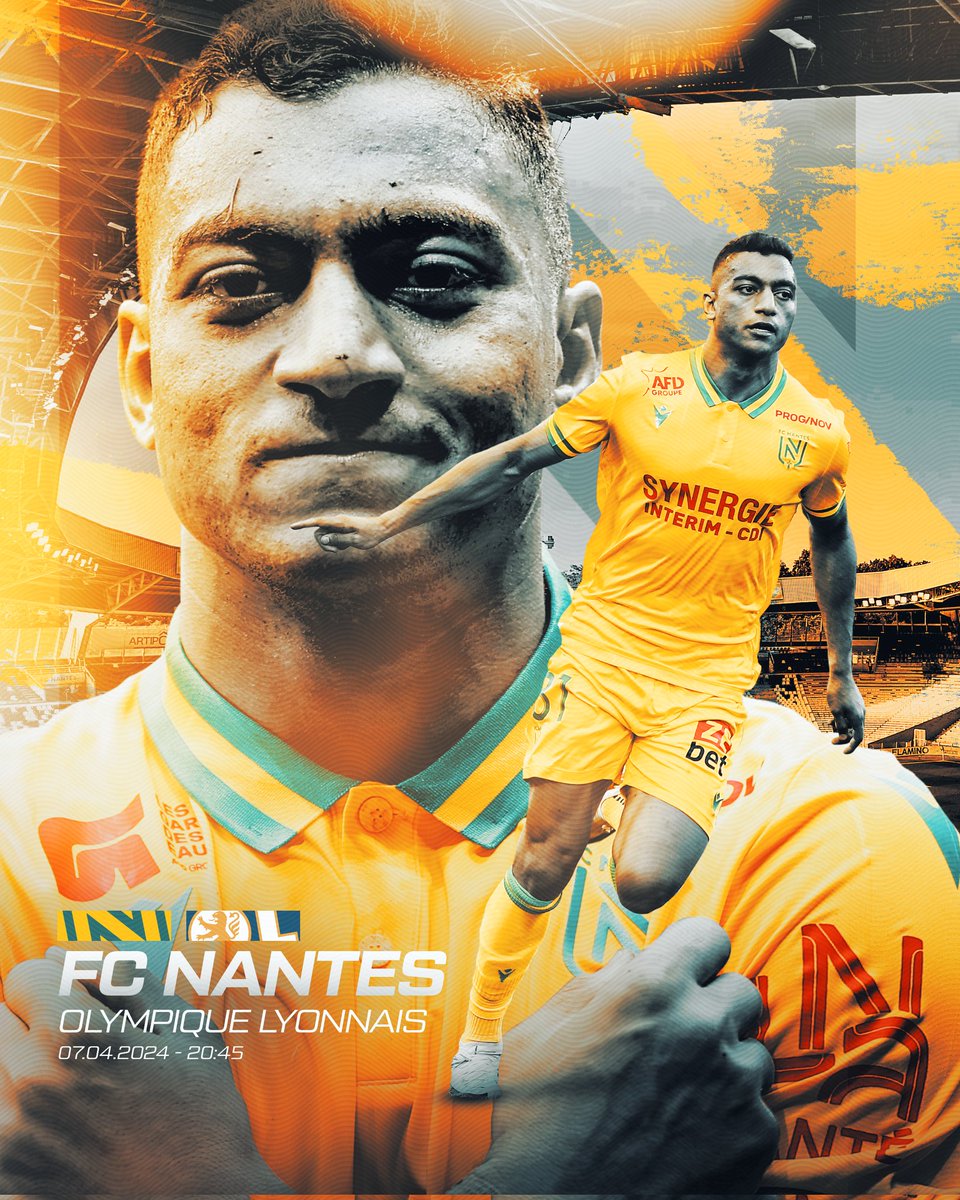 GabinDesign's tweet image. 🐥 FCN vs OL 🦁

#FCNOL #FCNantes